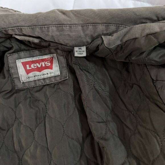Levi's Men's Cargo/Utility Jacket (Army Green) - Picture 8 of 8